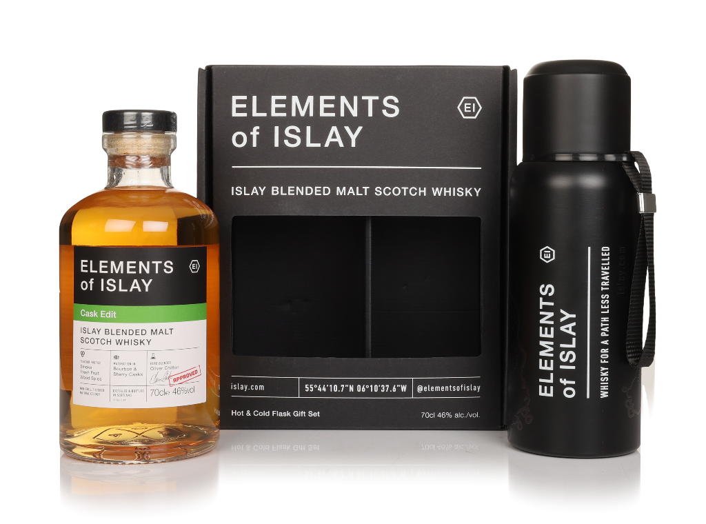 Cask Edit - Elements of Islay Gift Set with Flask 70cl product image