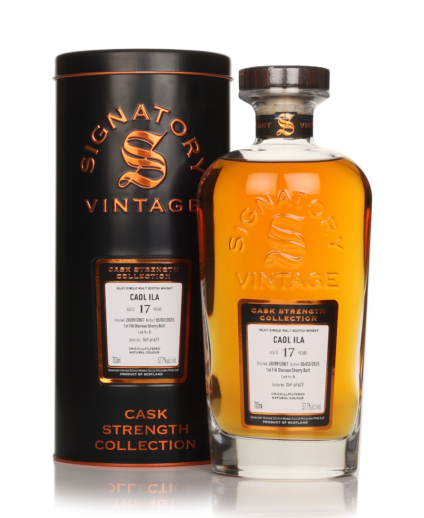 Caol Ila 17 Year Old 2007 (cask 6) - Cask Strength Collection (Signatory) 70cl product image
