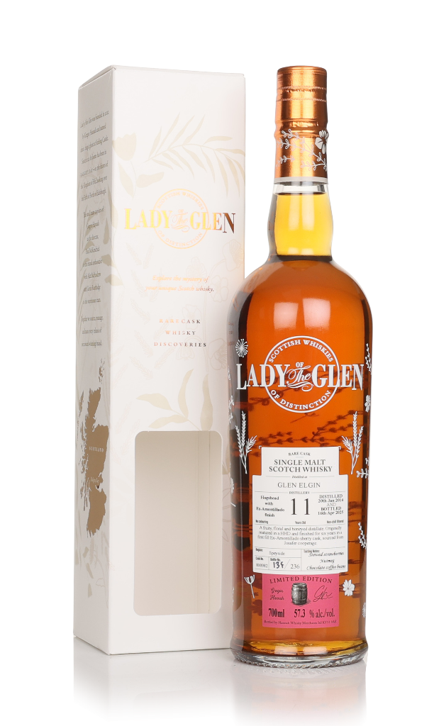 Glen Elgin 11 Year Old 2014 (cask 800982) - Lady of the Glen (Hannah Whisky Merchants) 70cl product image