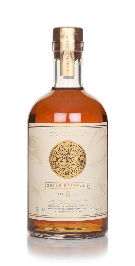 Solar Reserve 8 - Single Origin 8 Year Old Dominican Republic Rum 70cl product image