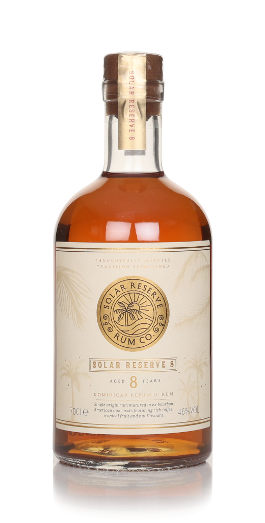 Solar Reserve 8 - Single Origin 8 Year Old Dominican Republic Rum 70cl product image