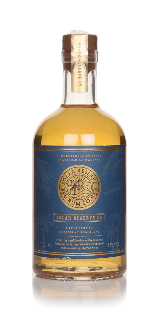 Solar Reserve 55 Exceptional Caribbean Rum Blend 70cl product image