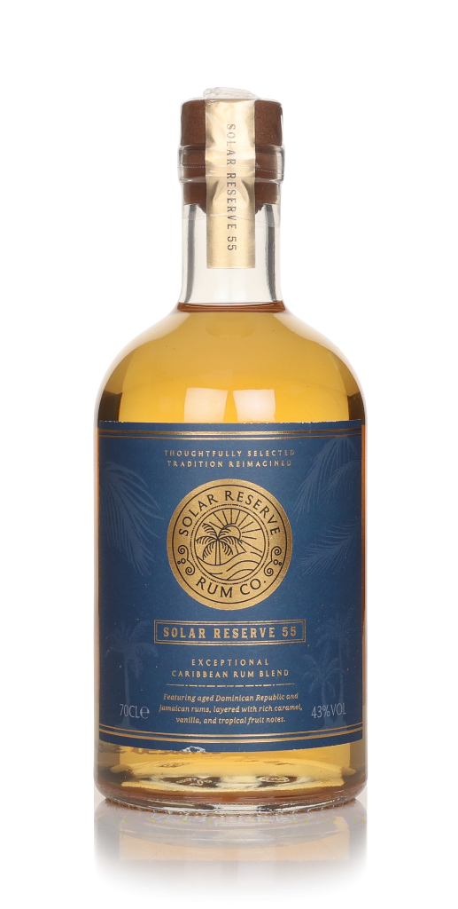Solar Reserve 55 Exceptional Caribbean Rum Blend 70cl product image