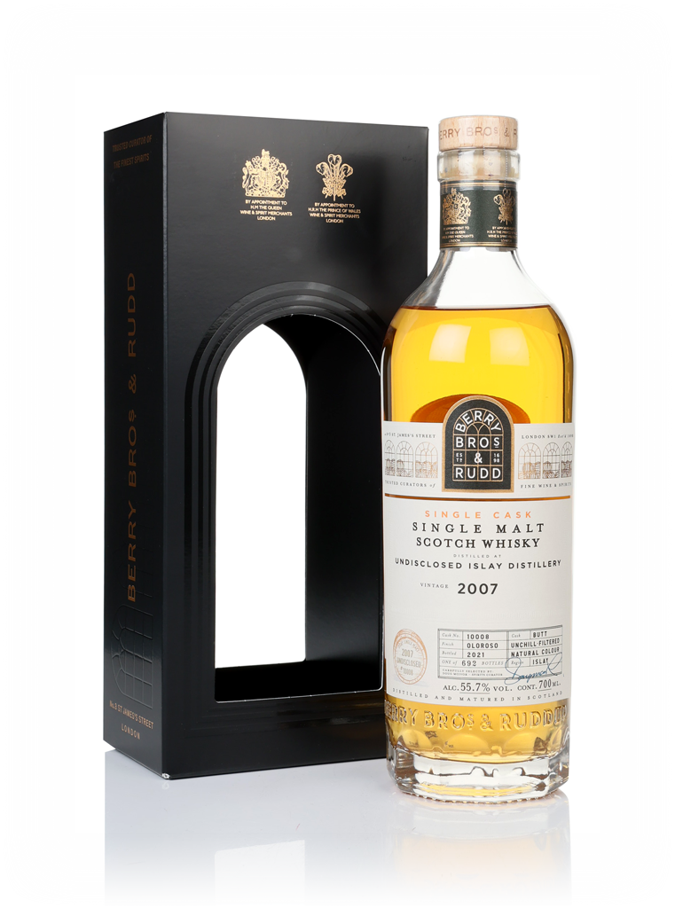 Undisclosed Islay 2007 (cask 10008) (bottled 2021) - Berry Bros. & Rudd 70cl product image
