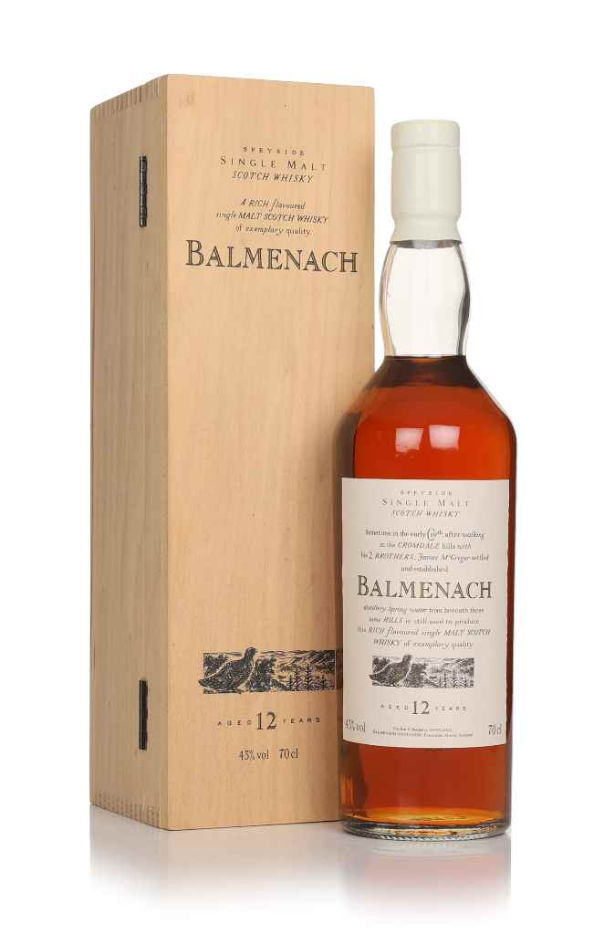 Balmenach 12 Year Old - Flora and Fauna (with White Cap and Wooden Box) 70cl product image