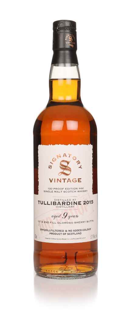 Tullibardine 9 Year Old 2015 - 100 Proof Edition #44 (Signatory) 70cl product image