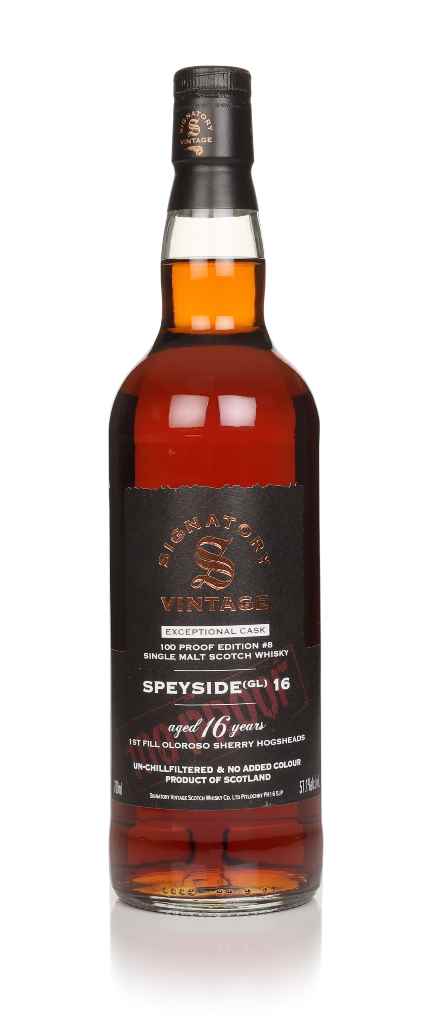 Speyside (GL) 16 Year Old Exceptional Cask - 100 Proof Edition #10 (Signatory) 70cl product image