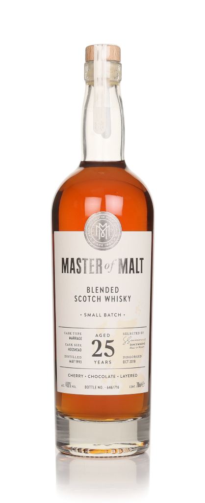 Blended Scotch Whisky 25 Year Old 1993 (Master of Malt) 70cl product image