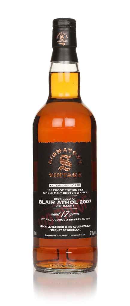Blair Athol 17 Year Old Exceptional Cask - 100 Proof Edition #12 (Signatory) 70cl product image