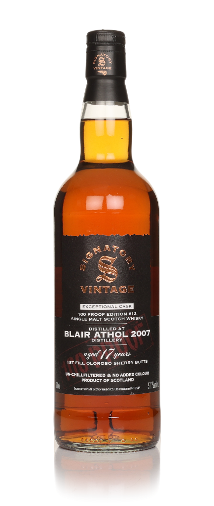 Blair Athol 17 Year Old Exceptional Cask - 100 Proof Edition #12 (Signatory) 70cl product image