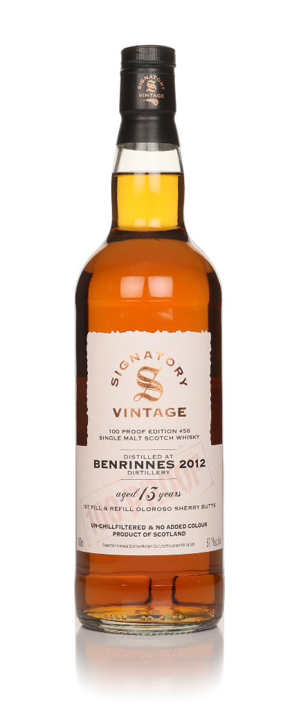 Benrinnes 13 Year Old 2012 - 100 Proof Edition #56 (Signatory) 70cl product image