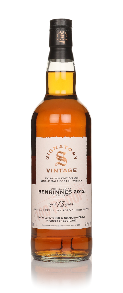 Benrinnes 13 Year Old 2012 - 100 Proof Edition #56 (Signatory) 70cl product image