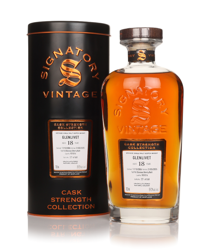 Glenlivet 18 Year Old 2006 (cask 901016) - Cask Strength Collection (Signatory) 70cl product image