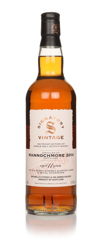 Mannochmore 11 Year Old 2014 - 100 Proof Edition #51 (Signatory) 70cl product image