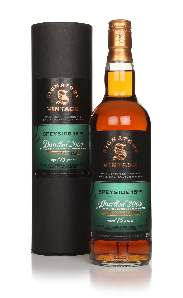 Speyside (M) 15 Year Old 2009 - Small Batch Edition #19 (Signatory) 70cl product image