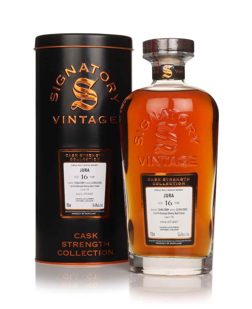 Jura 16 Year Old 2009 (cask 16) - Cask Strength Collection (Signatory) 70cl product image