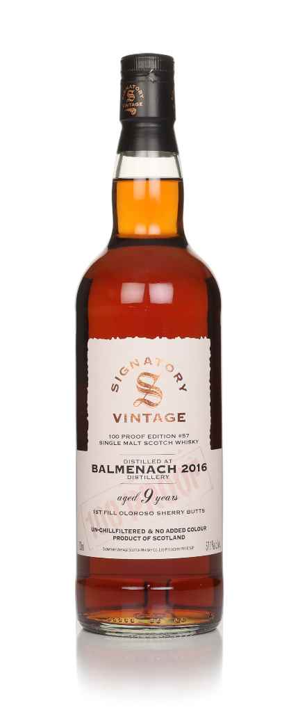 Balmenach 9 Year Old 2016 - 100 Proof Edition #57 (Signatory) 70cl product image