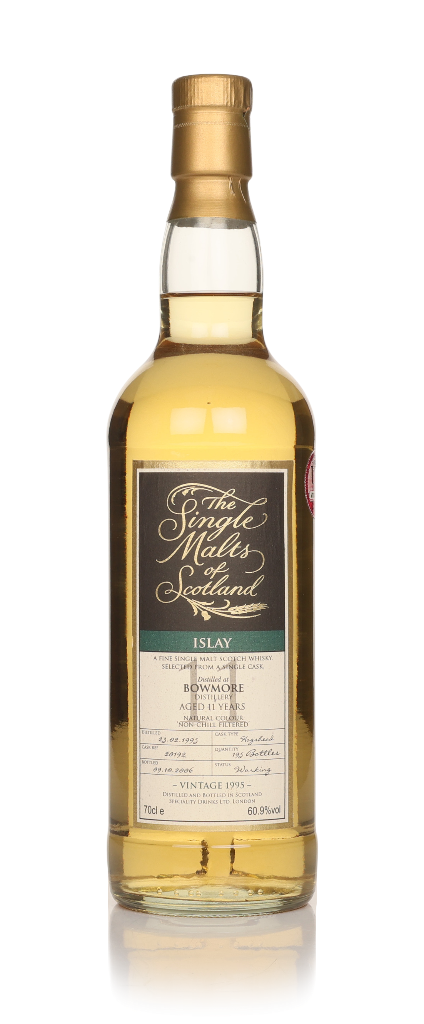 Bowmore 11 Year Old 1995 (cask 20192) - The Single Malts of Scotland (Speciality Drinks) 70cl product image