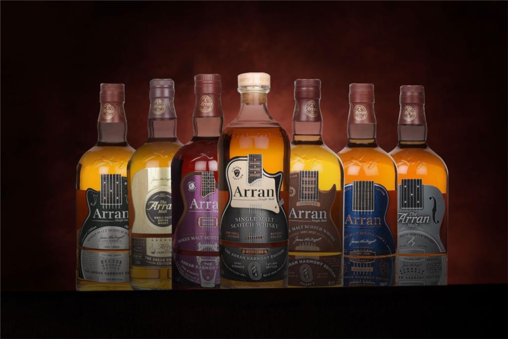 *COMPETITION* Arran Malt & Music Festival Harmony Whisky Collection (7) Ticket 70cl product image