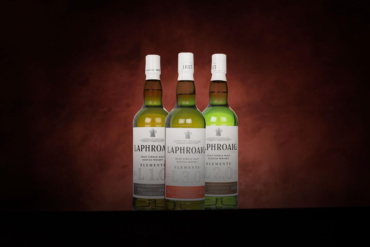 *COMPETITION* Laphroaig Elements Whisky Collection (3) Ticket 70cl product image