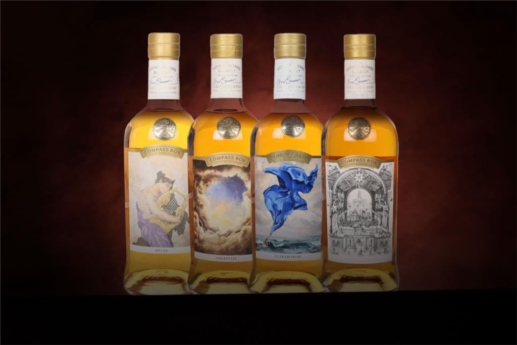 *COMPETITION* Compass Box Whisky - The Extinct Blends Quartet (4) Ticket 70cl product image