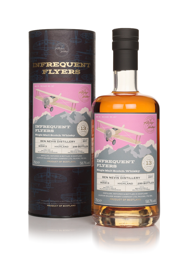 Ben Nevis 13 Year Old 2011 (cask 805913) - Infrequent Flyers (Alistair Walker) 70cl product image