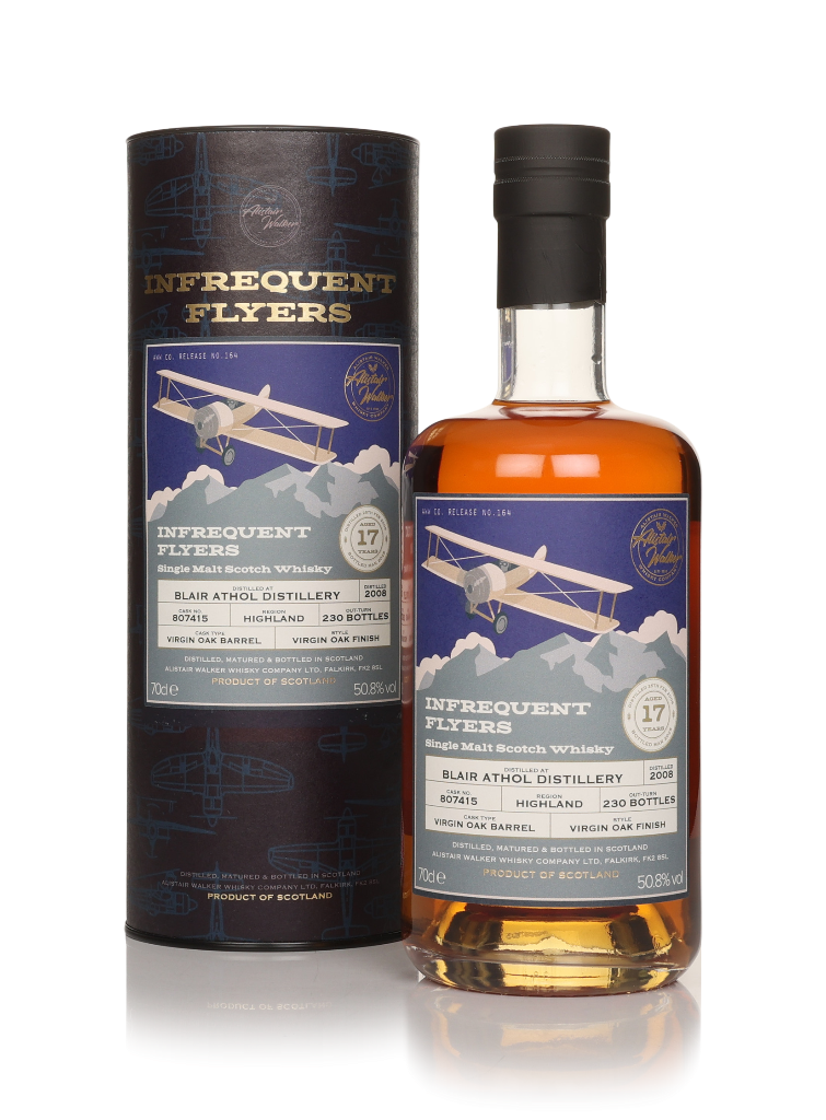 Blair Athol 17 Year Old 2008 (cask 807415) - Infrequent Flyers (Alistair Walker) 70cl product image