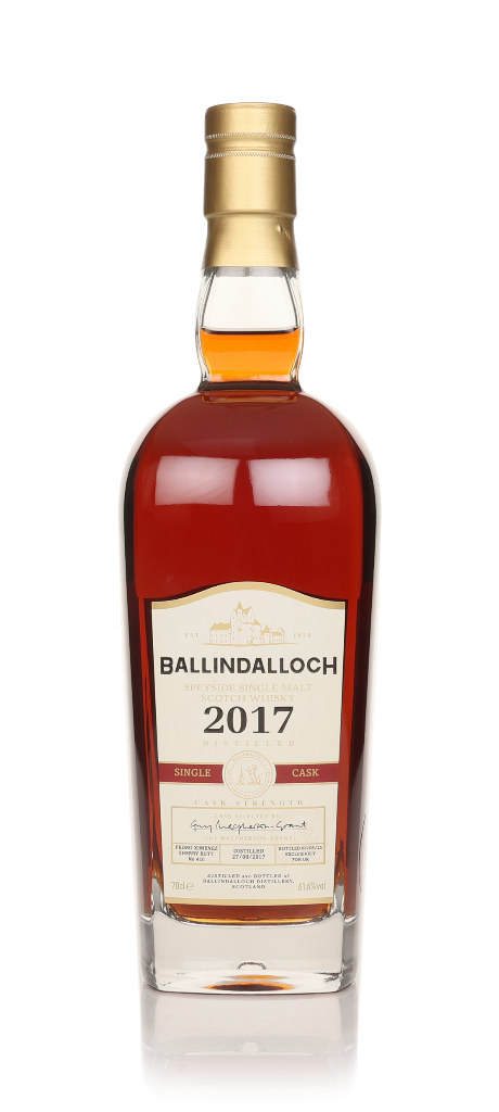 Ballindalloch 2017 Pedro Ximénez Single Cask 70cl product image