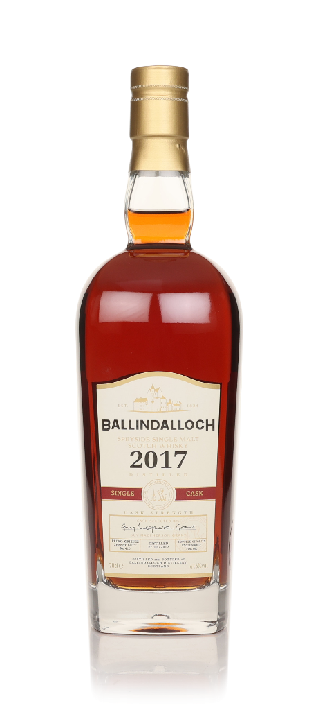 Ballindalloch 2017 Pedro Ximénez Single Cask 70cl product image