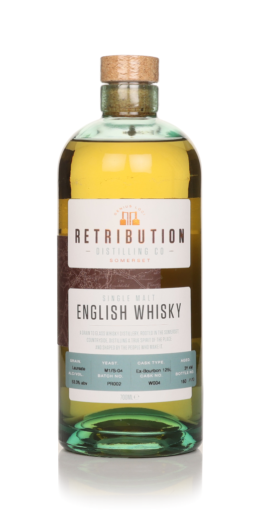 Retribution Single Malt English Whisky 70cl product image