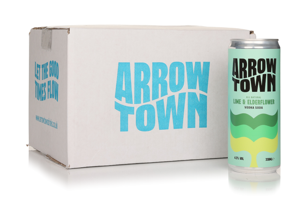 Arrowtown Lime & Elderflower Vodka Soda (12 x 330ml) 396cl product image