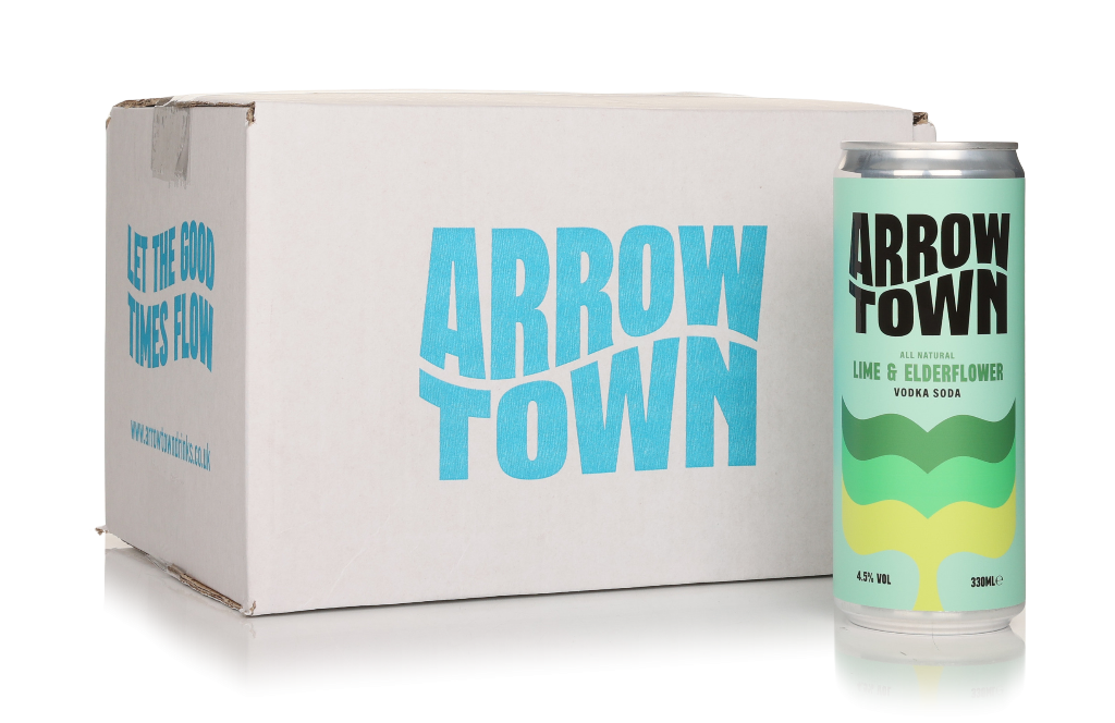 Arrowtown Lime & Elderflower Vodka Soda (12 x 330ml) 396cl product image