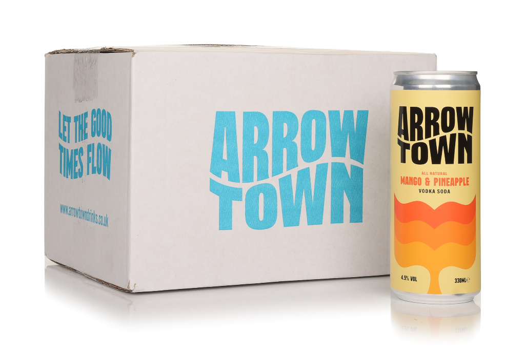 Arrowtown Mango & Pineapple Vodka Soda (12 x 330ml) 396cl product image