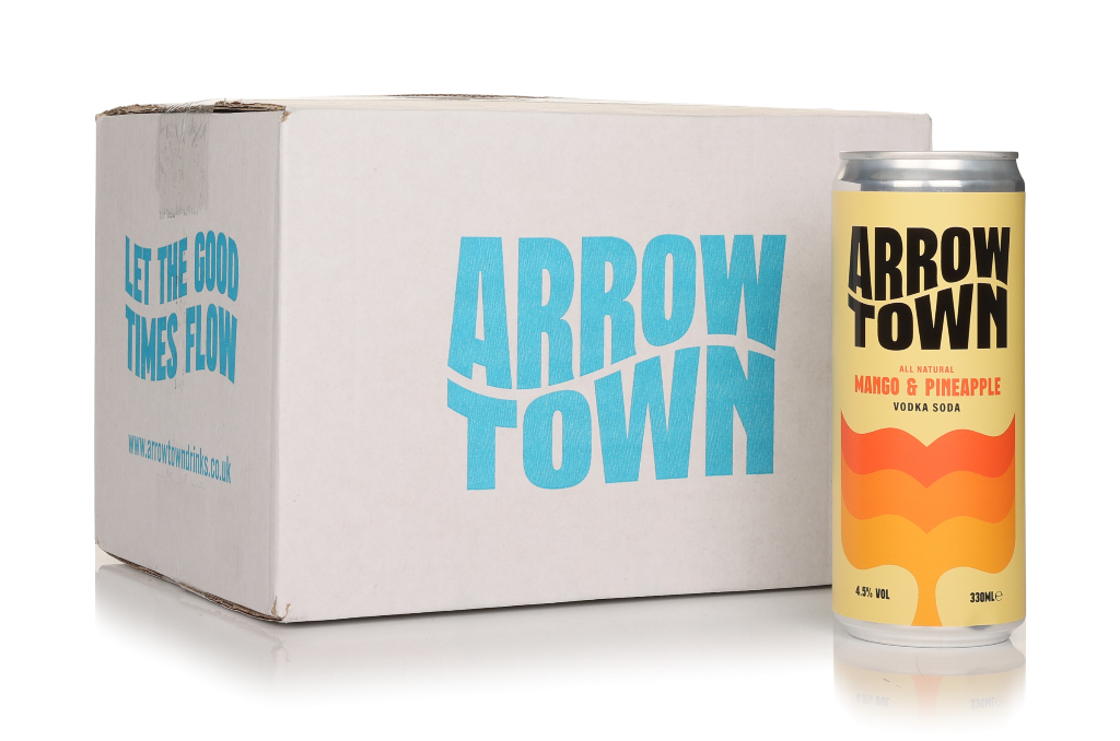 Arrowtown Mango & Pineapple Vodka Soda (12 x 330ml) 396cl product image