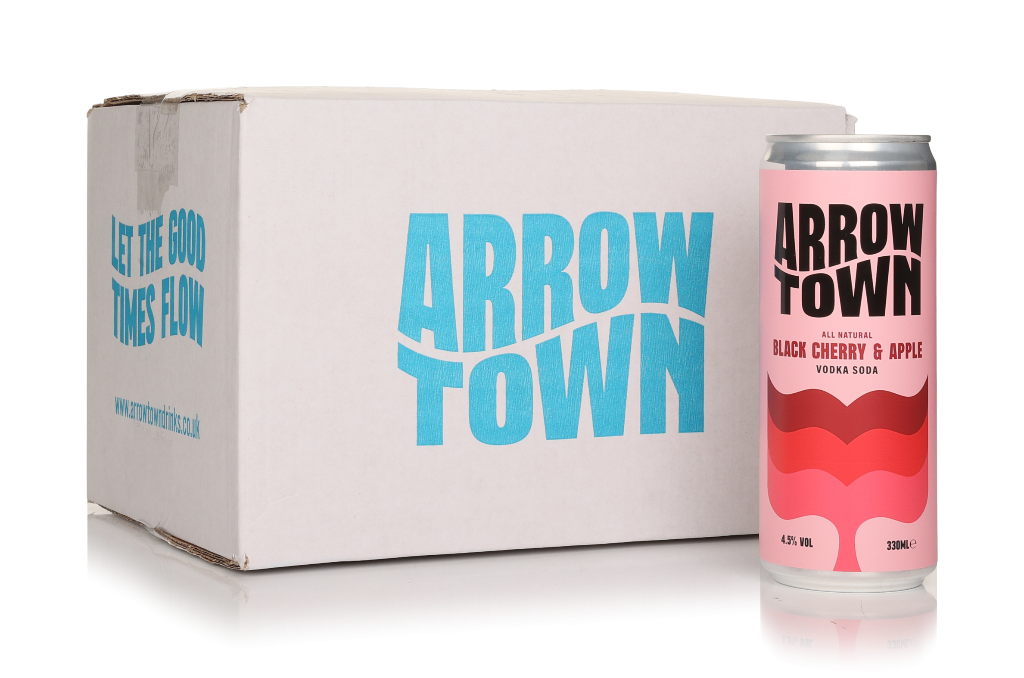Arrowtown Black Cherry & Apple Vodka Soda (12 x 330ml) 396cl product image