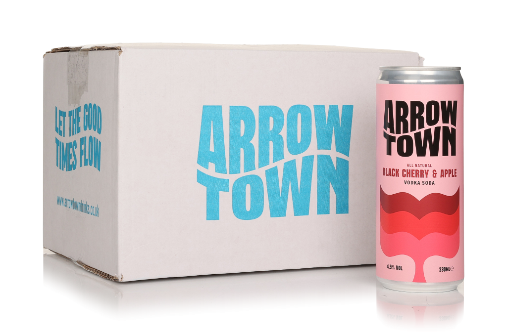 Arrowtown Black Cherry & Apple Vodka Soda (12 x 330ml) 396cl product image