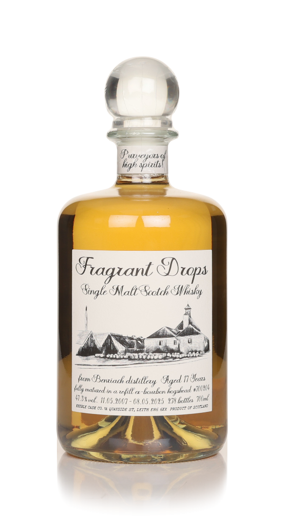 Benriach 17 Year Old 2007 Refill Bourbon (cask 700204) - Fragrant Drops (Keeble Cask Company) 70cl product image
