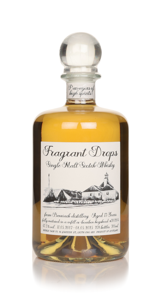 Benriach 17 Year Old 2007 Refill Bourbon (cask 700204) - Fragrant Drops (Keeble Cask Company) 70cl product image