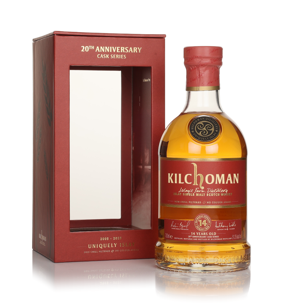 Kilchoman 14 Year Old Bourbon Cask Matured 20th Anniversary Series 70cl product image