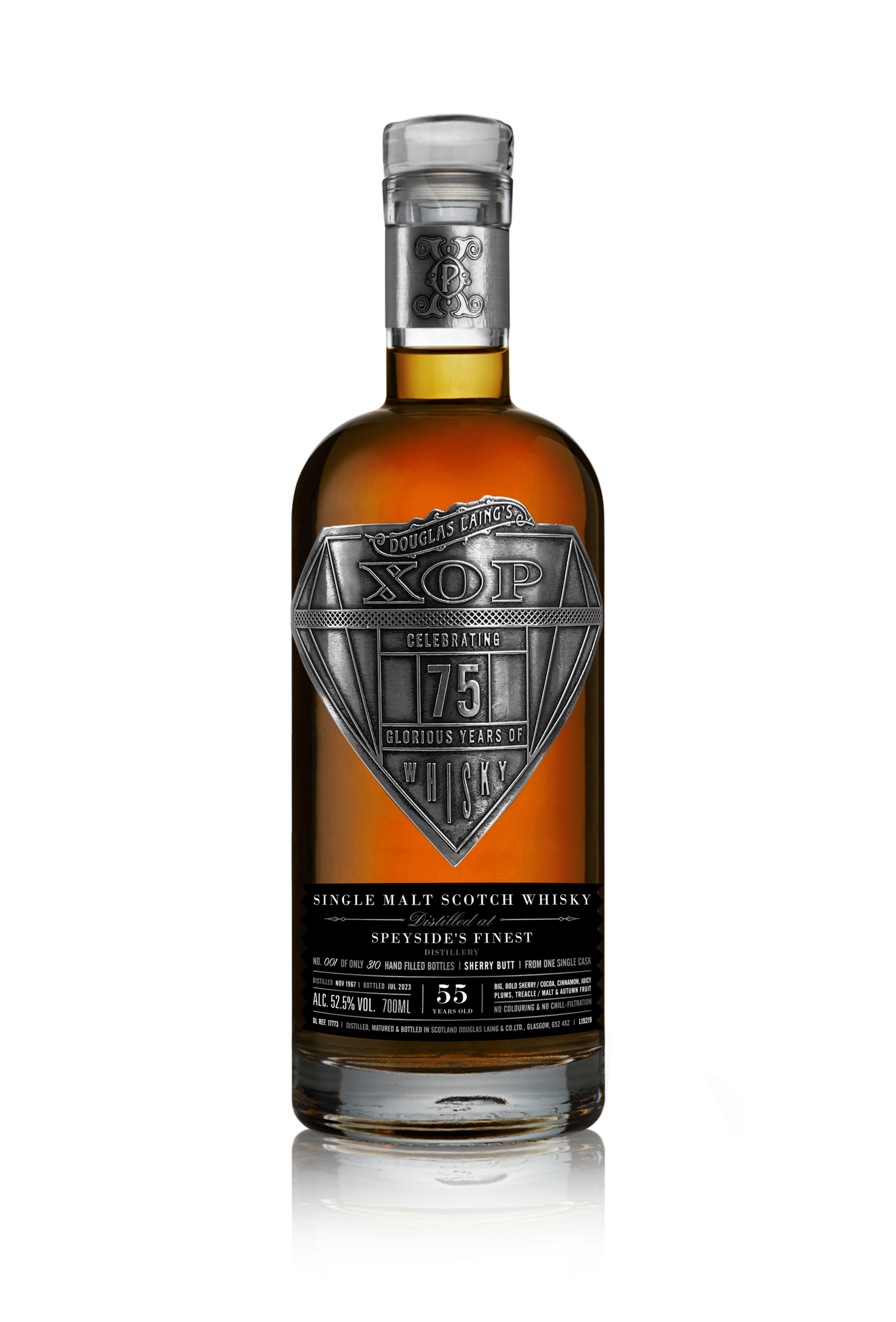 Speyside 55 Year Old 1967  - Xtra Old Particular 75th Anniversary (Douglas Laing) 70cl product image