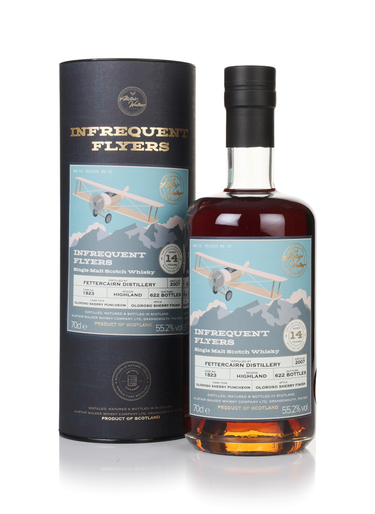 Fettercairn 14 Year Old  2007 (cask 1823) - Infrequent Flyers  (Alistair Walker) 70cl product image