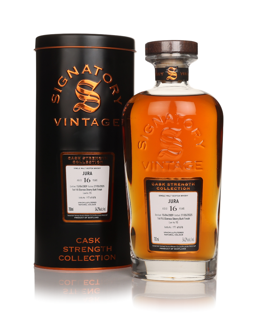 Jura 16 Year Old 2009 (cask 15) - Cask Strength Collection (Signatory) 70cl product image