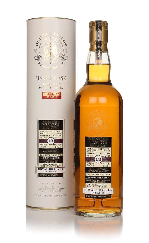 Royal Brackla 13 Year Old 2011 (cask 93900137) - Single Cask (Duncan Taylor) 70cl product image