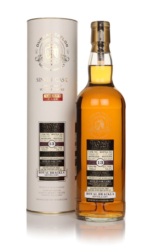 Royal Brackla 13 Year Old 2011 (cask 93900137) - Single Cask (Duncan Taylor) 70cl product image
