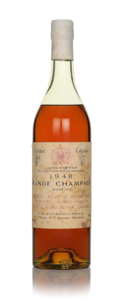 Frapin & Co. 1948 (bottled 1976) Grande Champagne Cognac - Berry Bros & Rudd 68cl product image