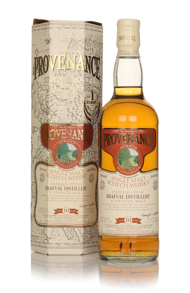 Braeval 10 Year Old 1998 - Provenance (Douglas Laing) 70cl product image