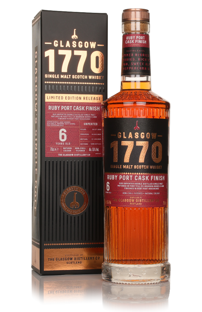 Glasgow 1770 Ruby Port Cask Finish (Unpeated) 70cl product image
