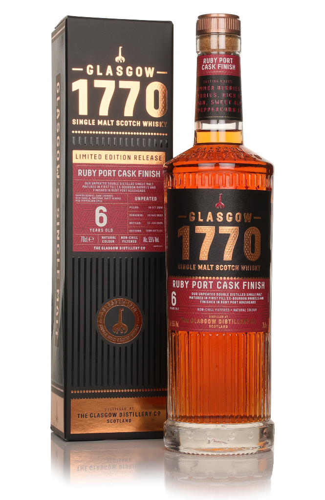 Glasgow 1770 Ruby Port Cask Finish (Unpeated) 70cl product image