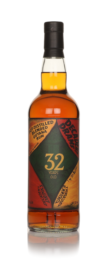 Guyana Rum 32 Year Old - Decadent Drams (Decadent Drinks) 70cl product image