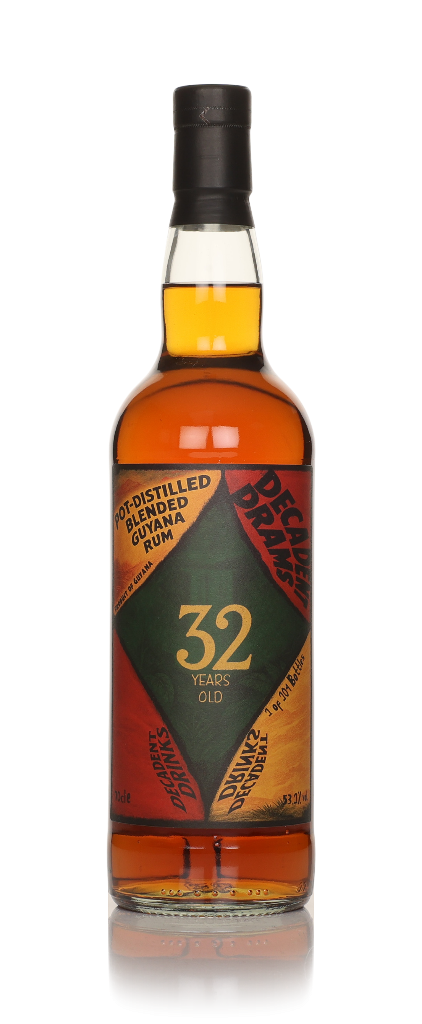 Guyana Rum 32 Year Old - Decadent Drams (Decadent Drinks) 70cl product image